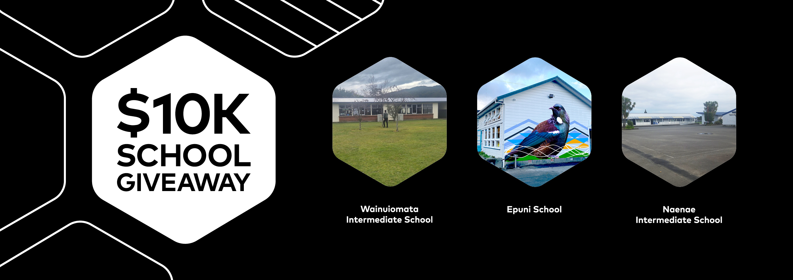 QG Community Giveback Campaign website header